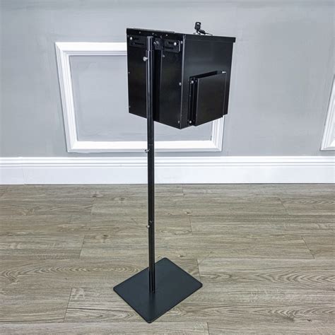 metal ballot box stand|metal ballot boxes.